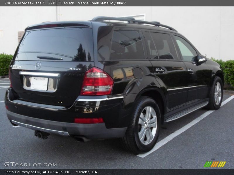 Verde Brook Metallic / Black 2008 Mercedes-Benz GL 320 CDI 4Matic