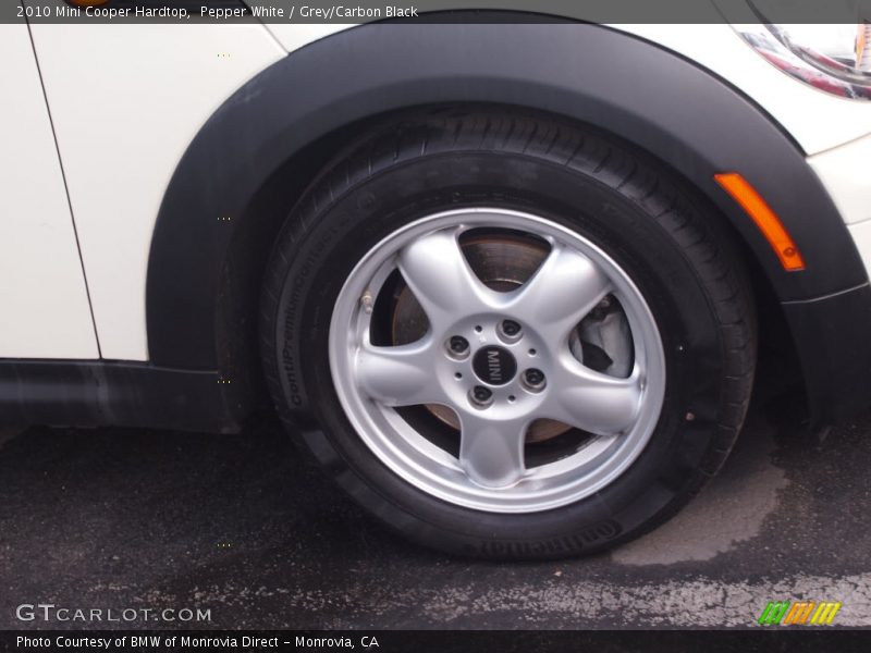 Pepper White / Grey/Carbon Black 2010 Mini Cooper Hardtop