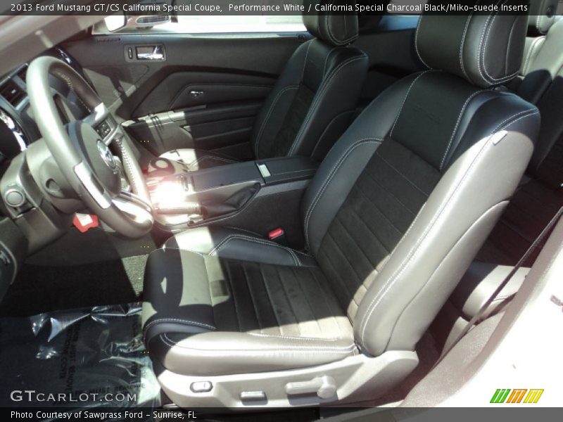Front Seat of 2013 Mustang GT/CS California Special Coupe