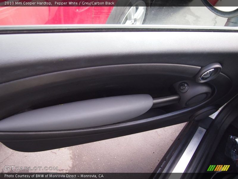 Pepper White / Grey/Carbon Black 2010 Mini Cooper Hardtop