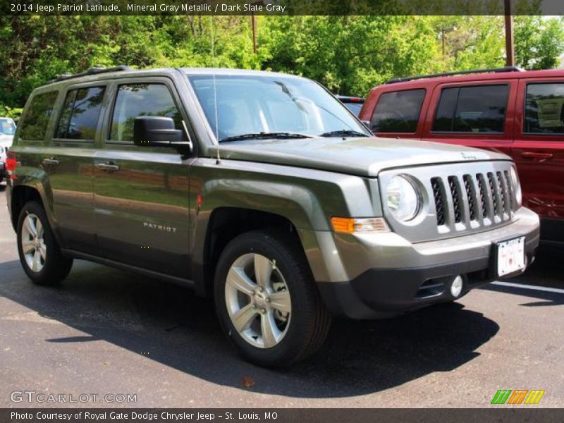 Mineral Gray Metallic / Dark Slate Gray 2014 Jeep Patriot Latitude