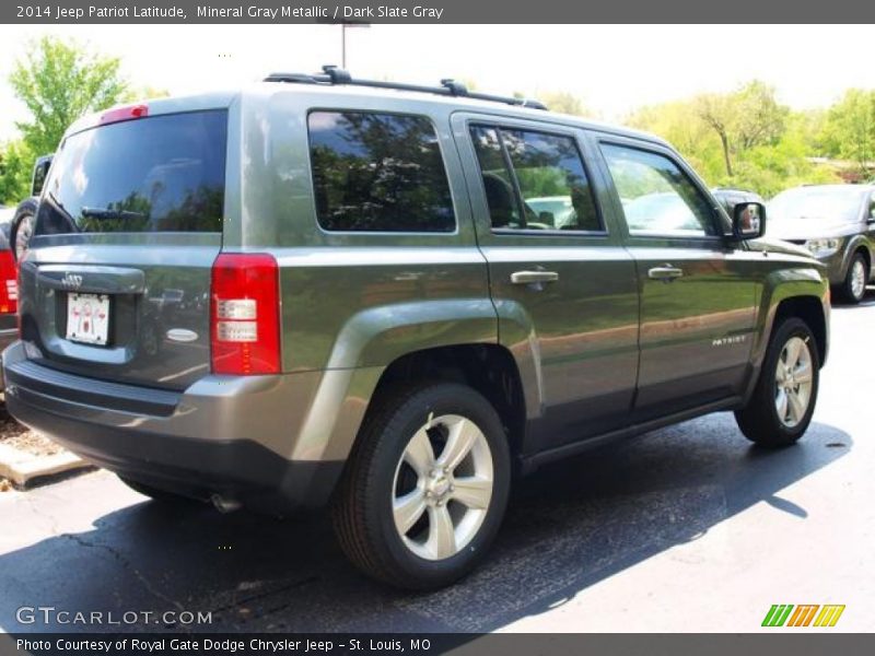 Mineral Gray Metallic / Dark Slate Gray 2014 Jeep Patriot Latitude