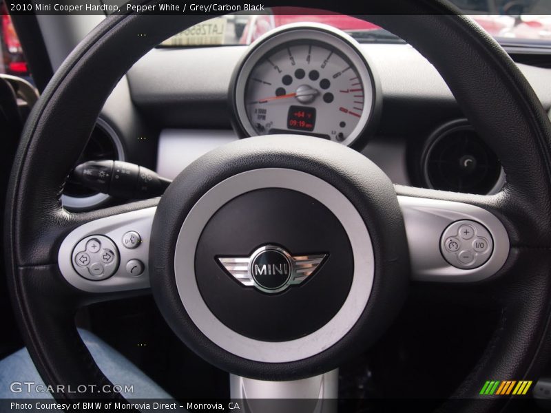 Pepper White / Grey/Carbon Black 2010 Mini Cooper Hardtop