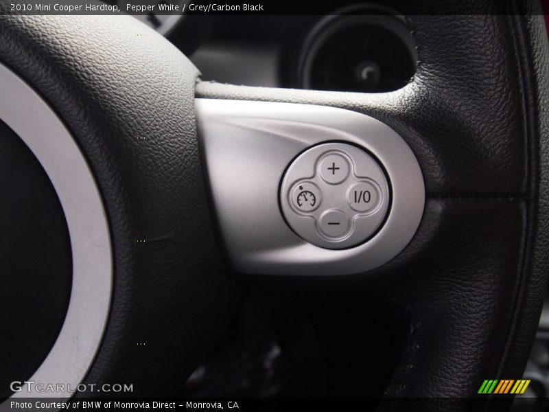 Pepper White / Grey/Carbon Black 2010 Mini Cooper Hardtop