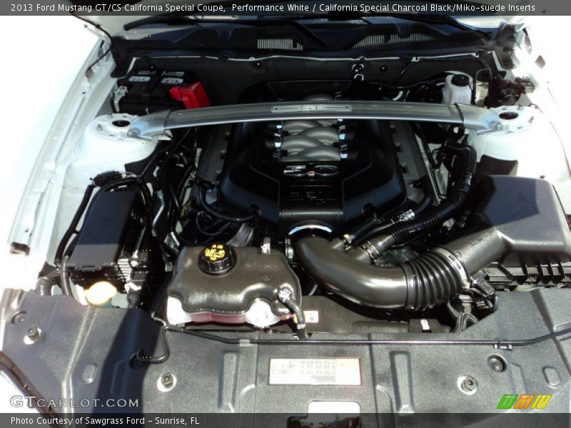 Performance White / California Special Charcoal Black/Miko-suede Inserts 2013 Ford Mustang GT/CS California Special Coupe