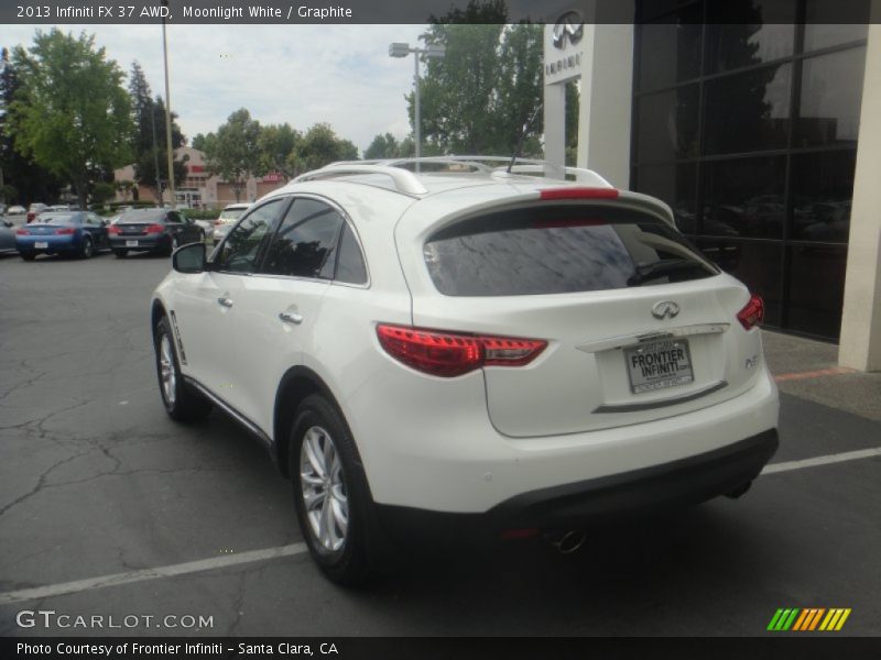 Moonlight White / Graphite 2013 Infiniti FX 37 AWD
