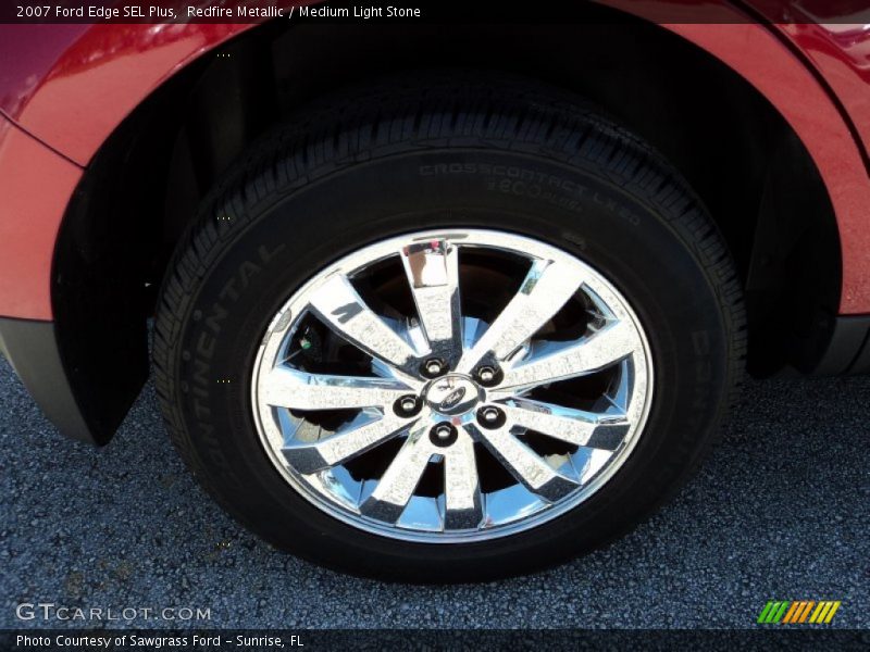 Redfire Metallic / Medium Light Stone 2007 Ford Edge SEL Plus