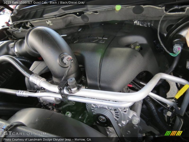 Black / Black/Diesel Gray 2013 Ram 1500 SLT Quad Cab