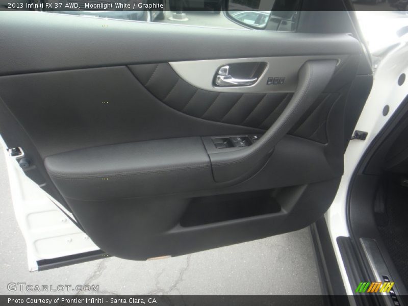 Moonlight White / Graphite 2013 Infiniti FX 37 AWD