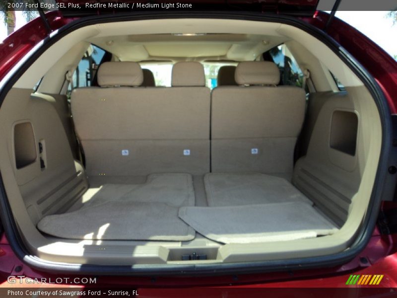 Redfire Metallic / Medium Light Stone 2007 Ford Edge SEL Plus