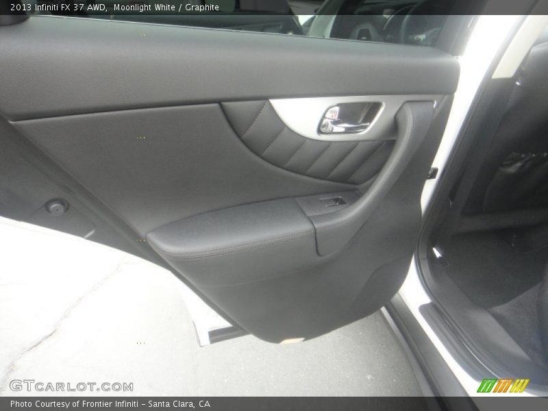 Moonlight White / Graphite 2013 Infiniti FX 37 AWD
