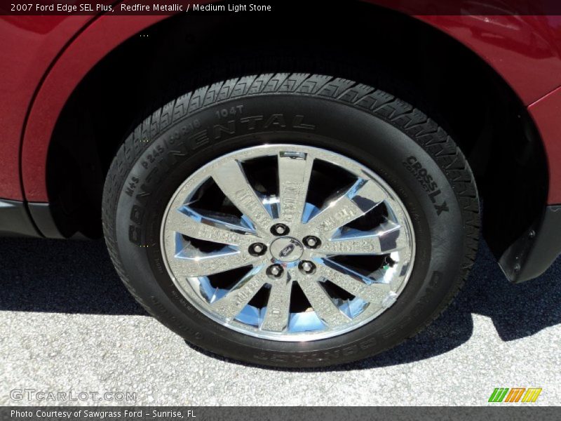 Redfire Metallic / Medium Light Stone 2007 Ford Edge SEL Plus