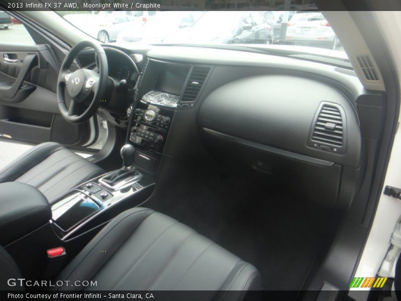 Moonlight White / Graphite 2013 Infiniti FX 37 AWD