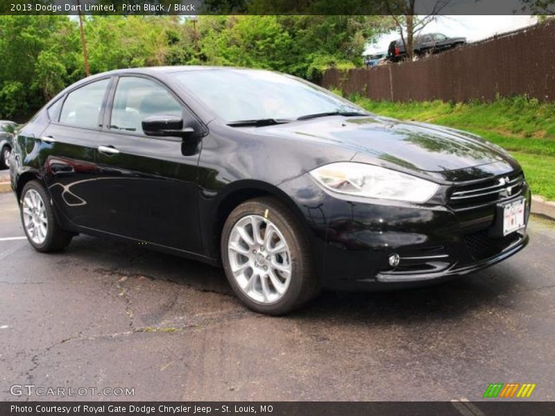 Pitch Black / Black 2013 Dodge Dart Limited
