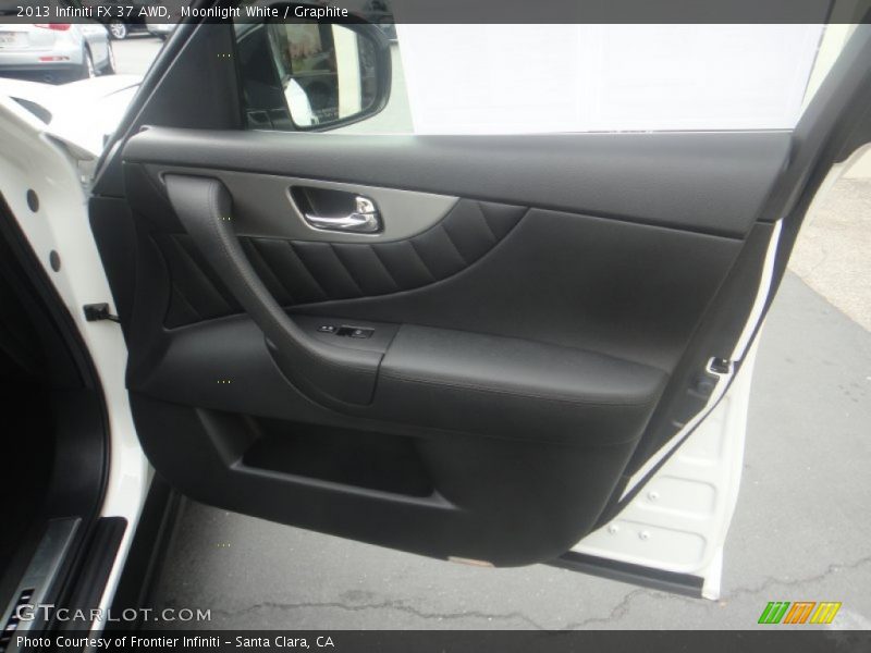 Moonlight White / Graphite 2013 Infiniti FX 37 AWD