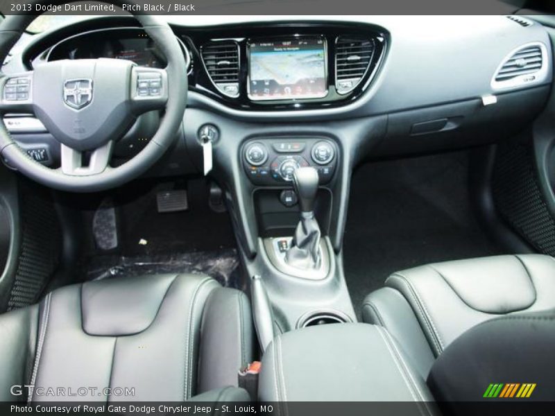 Pitch Black / Black 2013 Dodge Dart Limited