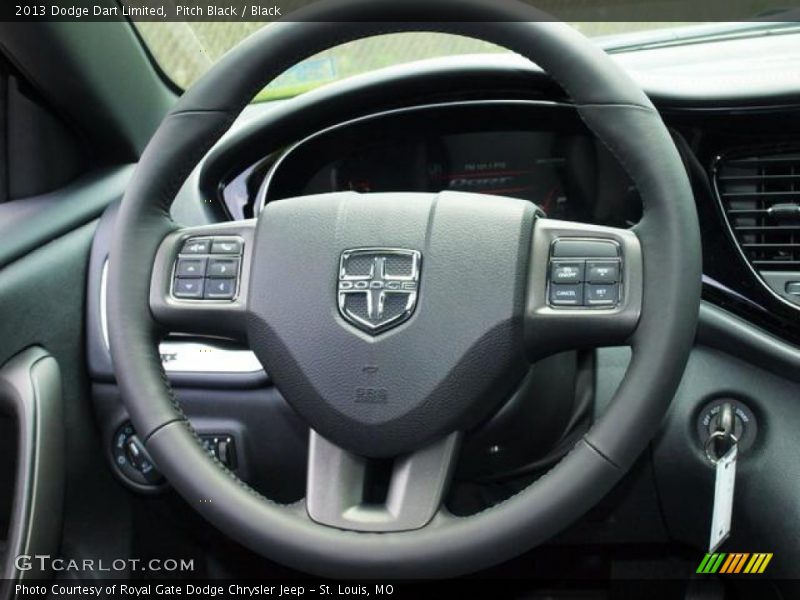 Pitch Black / Black 2013 Dodge Dart Limited