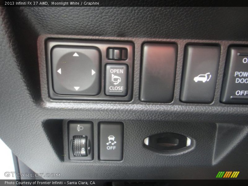 Moonlight White / Graphite 2013 Infiniti FX 37 AWD