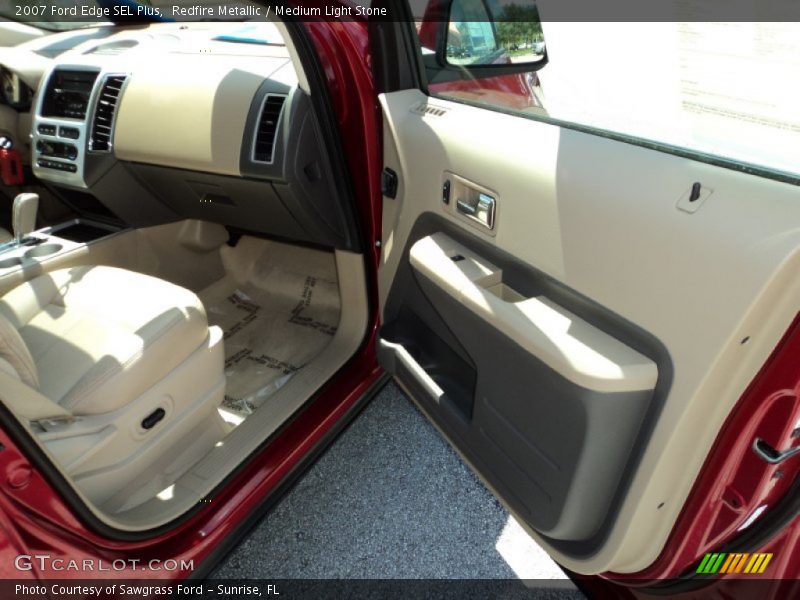 Redfire Metallic / Medium Light Stone 2007 Ford Edge SEL Plus