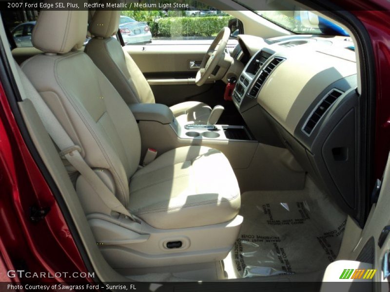 Redfire Metallic / Medium Light Stone 2007 Ford Edge SEL Plus
