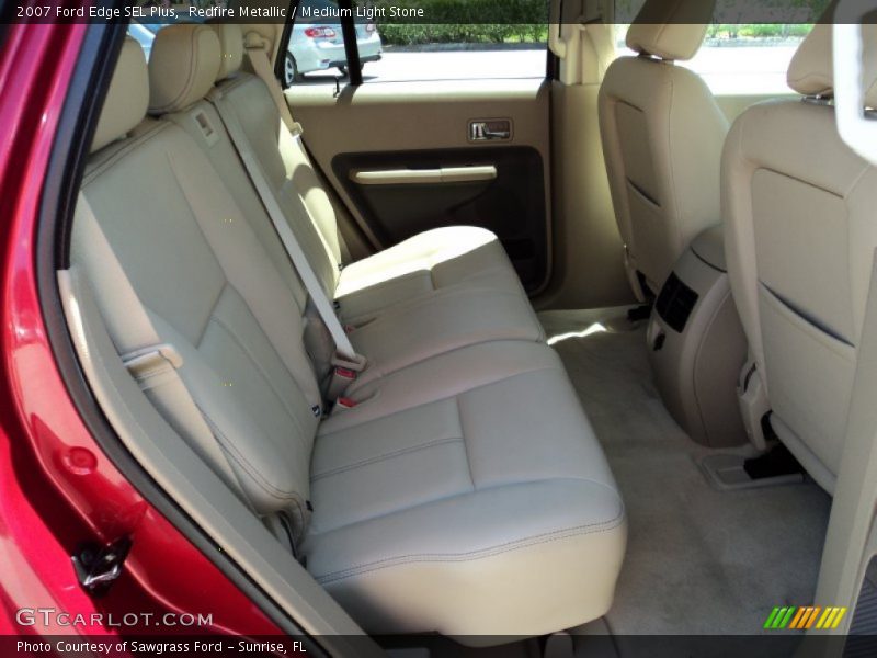 Redfire Metallic / Medium Light Stone 2007 Ford Edge SEL Plus
