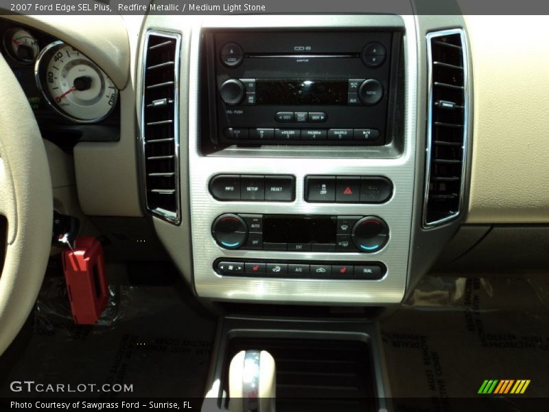 Redfire Metallic / Medium Light Stone 2007 Ford Edge SEL Plus