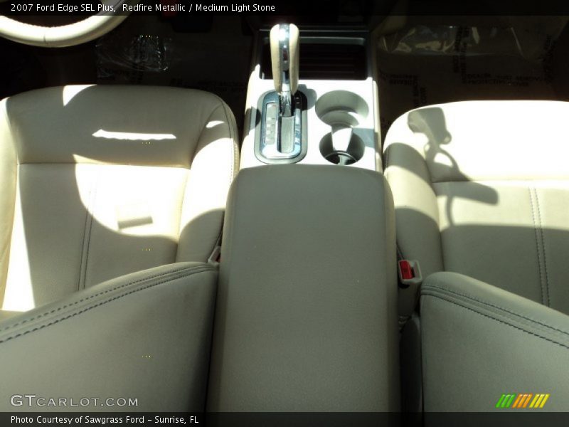 Redfire Metallic / Medium Light Stone 2007 Ford Edge SEL Plus
