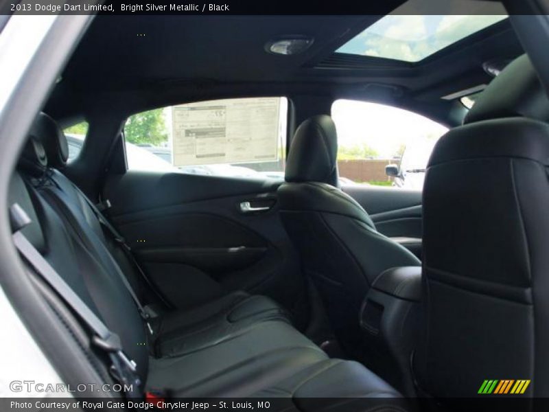 Bright Silver Metallic / Black 2013 Dodge Dart Limited