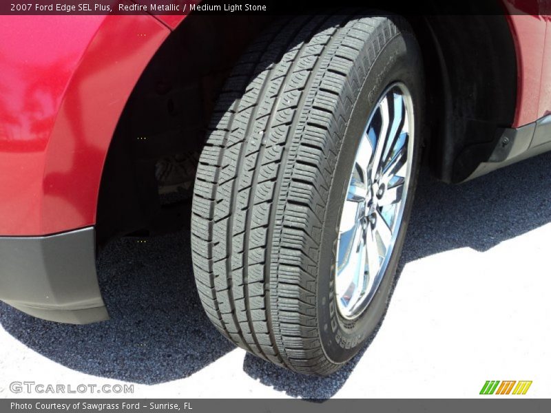 Redfire Metallic / Medium Light Stone 2007 Ford Edge SEL Plus