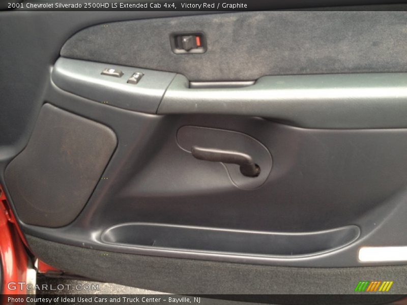 Victory Red / Graphite 2001 Chevrolet Silverado 2500HD LS Extended Cab 4x4