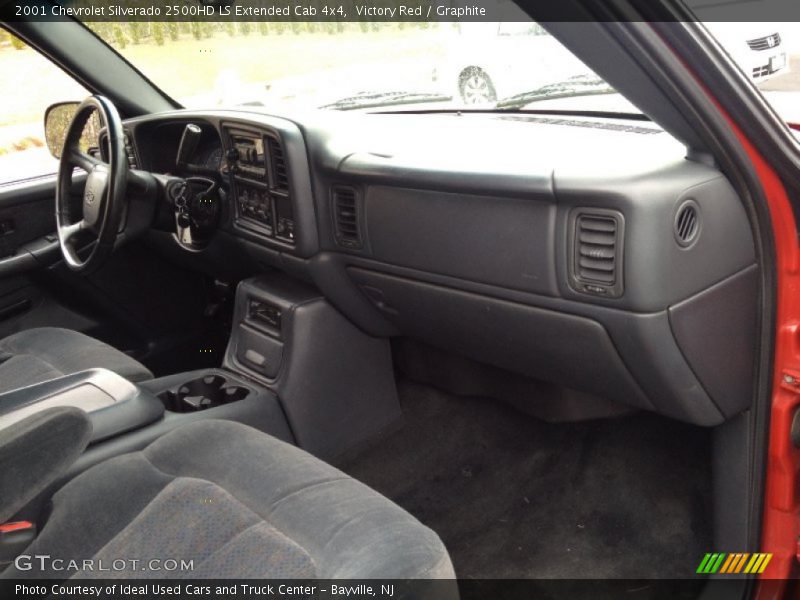  2001 Silverado 2500HD LS Extended Cab 4x4 Graphite Interior