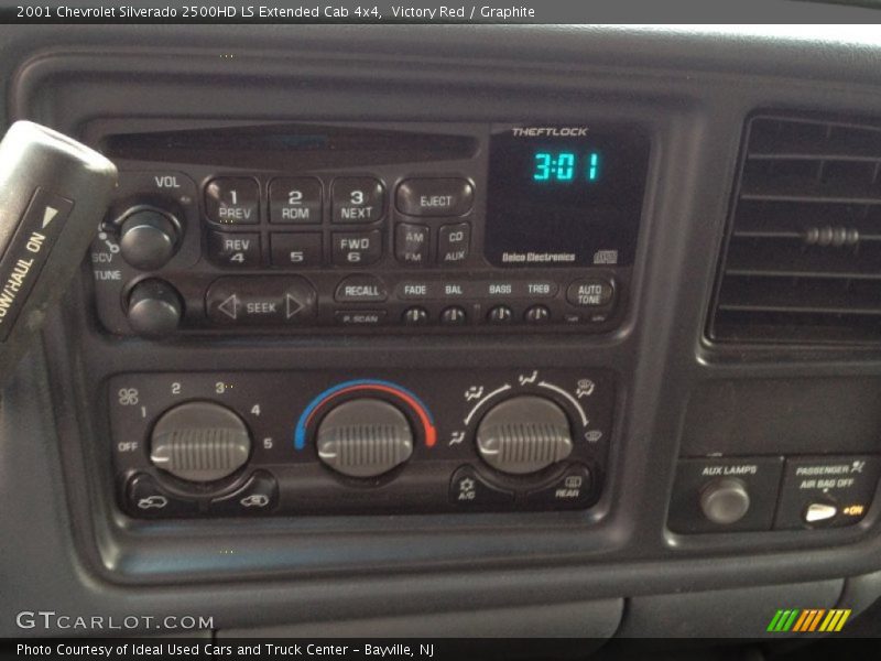 Controls of 2001 Silverado 2500HD LS Extended Cab 4x4