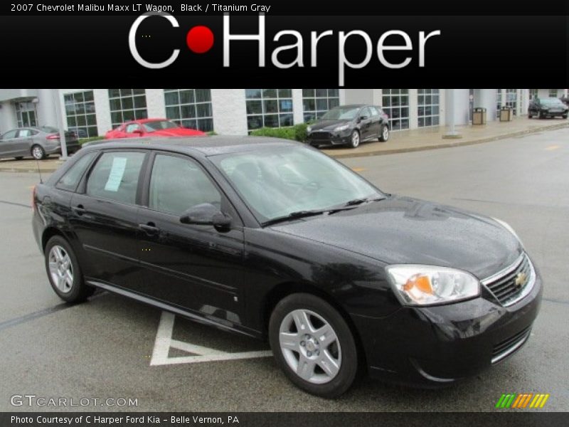 Black / Titanium Gray 2007 Chevrolet Malibu Maxx LT Wagon