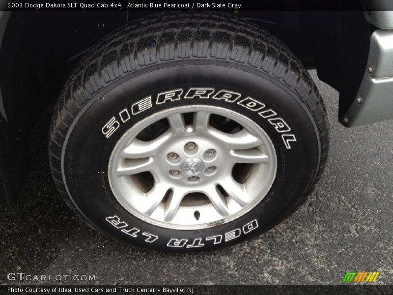 Atlantic Blue Pearlcoat / Dark Slate Gray 2003 Dodge Dakota SLT Quad Cab 4x4