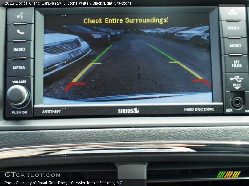 Stone White / Black/Light Graystone 2013 Dodge Grand Caravan SXT