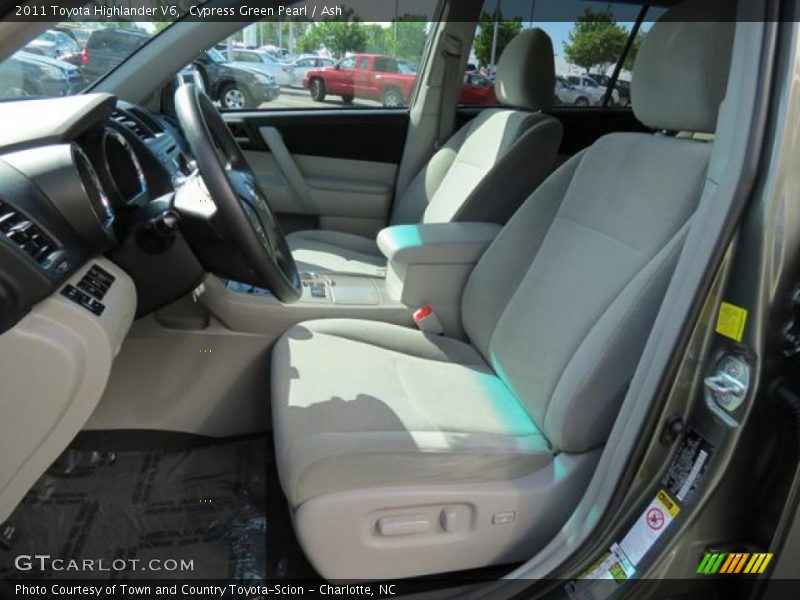 Cypress Green Pearl / Ash 2011 Toyota Highlander V6