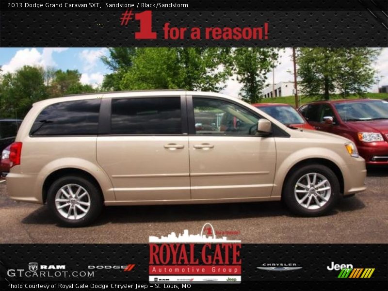 Sandstone / Black/Sandstorm 2013 Dodge Grand Caravan SXT