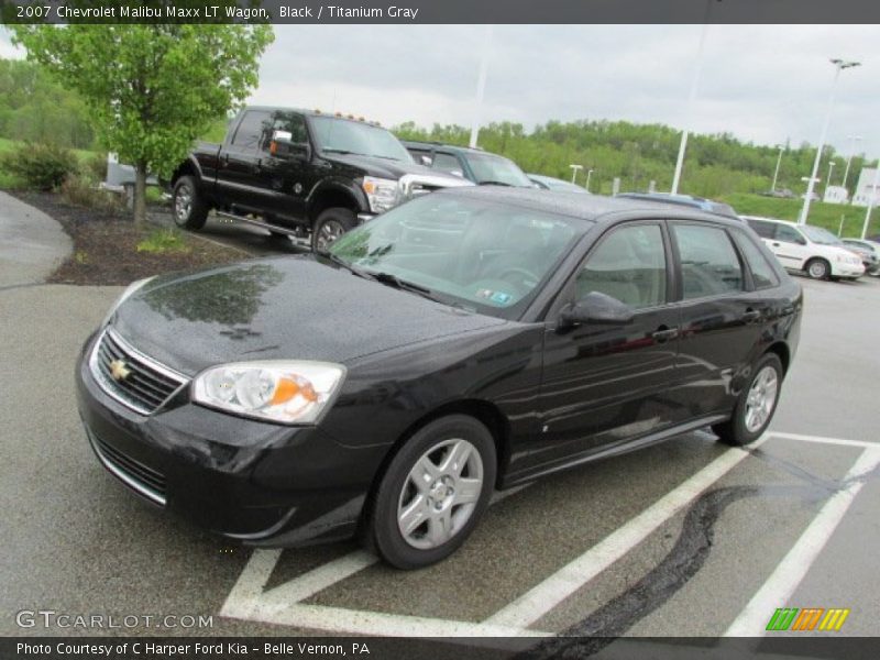 Black / Titanium Gray 2007 Chevrolet Malibu Maxx LT Wagon