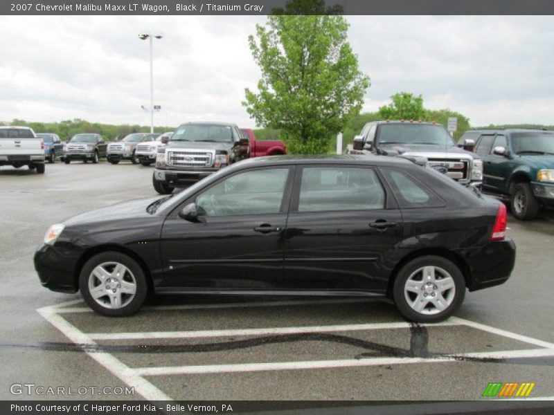 Black / Titanium Gray 2007 Chevrolet Malibu Maxx LT Wagon