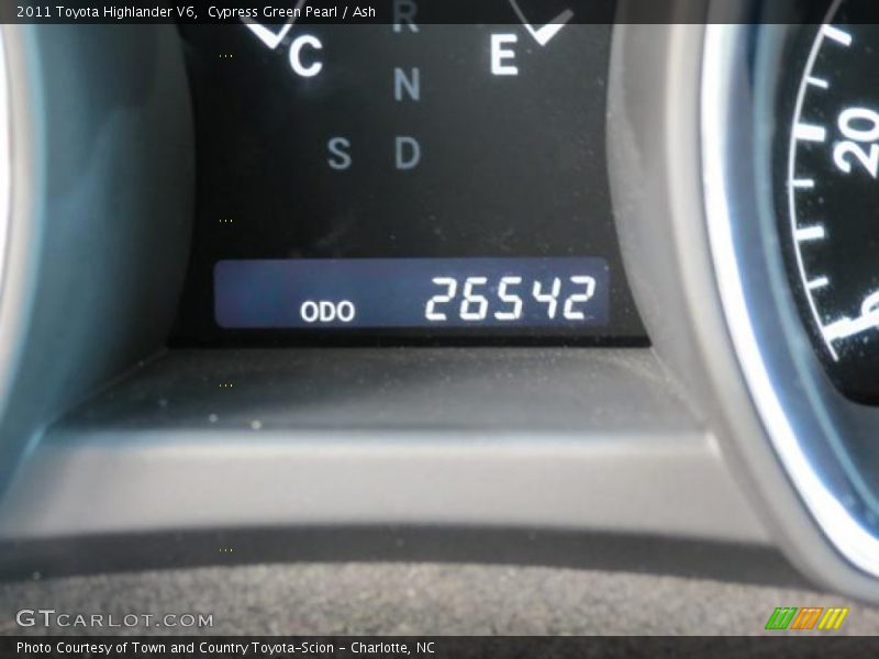 Cypress Green Pearl / Ash 2011 Toyota Highlander V6