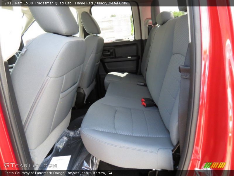 Flame Red / Black/Diesel Gray 2013 Ram 1500 Tradesman Quad Cab