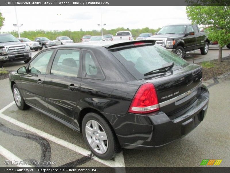 Black / Titanium Gray 2007 Chevrolet Malibu Maxx LT Wagon