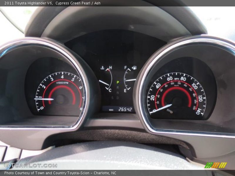 Cypress Green Pearl / Ash 2011 Toyota Highlander V6