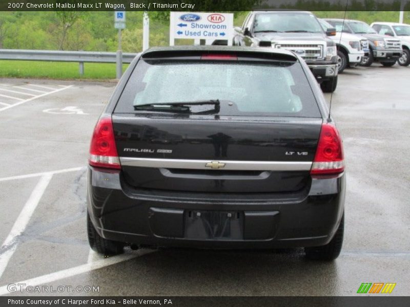 Black / Titanium Gray 2007 Chevrolet Malibu Maxx LT Wagon