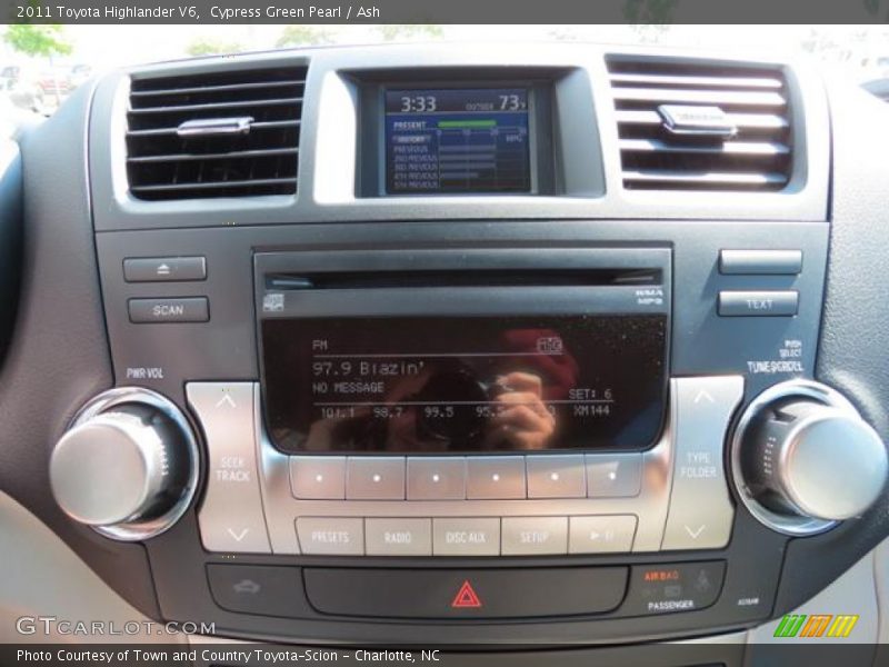 Cypress Green Pearl / Ash 2011 Toyota Highlander V6
