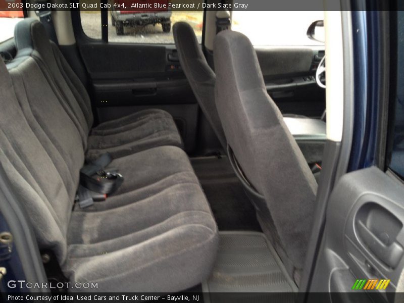 Atlantic Blue Pearlcoat / Dark Slate Gray 2003 Dodge Dakota SLT Quad Cab 4x4