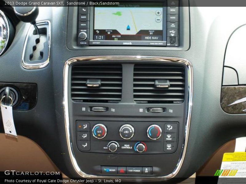Sandstone / Black/Sandstorm 2013 Dodge Grand Caravan SXT