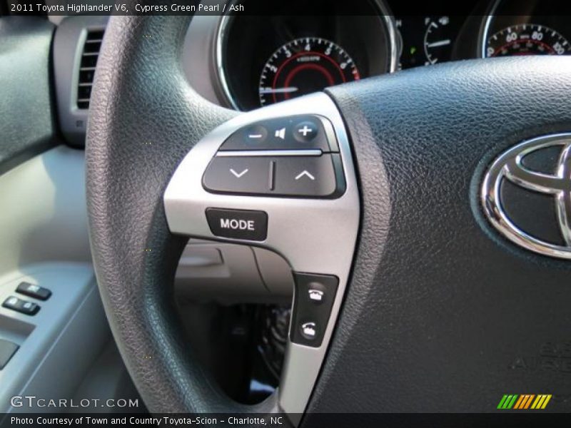 Cypress Green Pearl / Ash 2011 Toyota Highlander V6