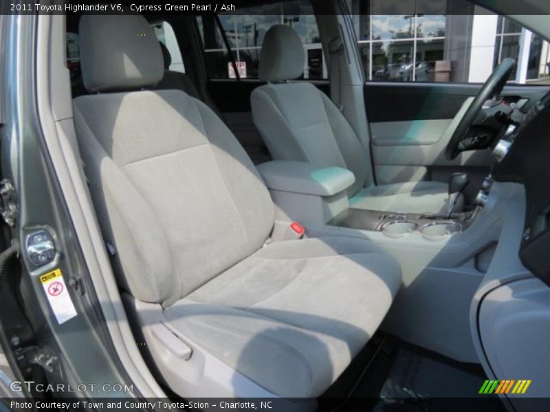 Cypress Green Pearl / Ash 2011 Toyota Highlander V6