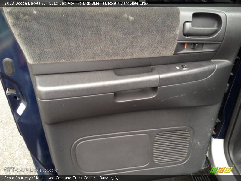 Atlantic Blue Pearlcoat / Dark Slate Gray 2003 Dodge Dakota SLT Quad Cab 4x4